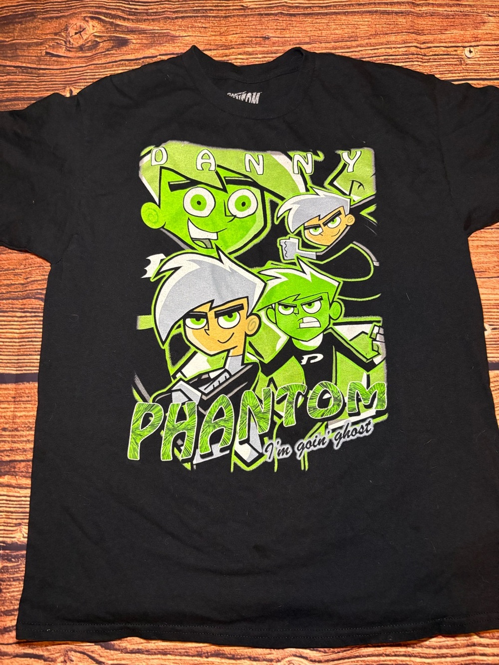 Nickelodeon Danny Phantom Short Sleeve Tee - Black & Green